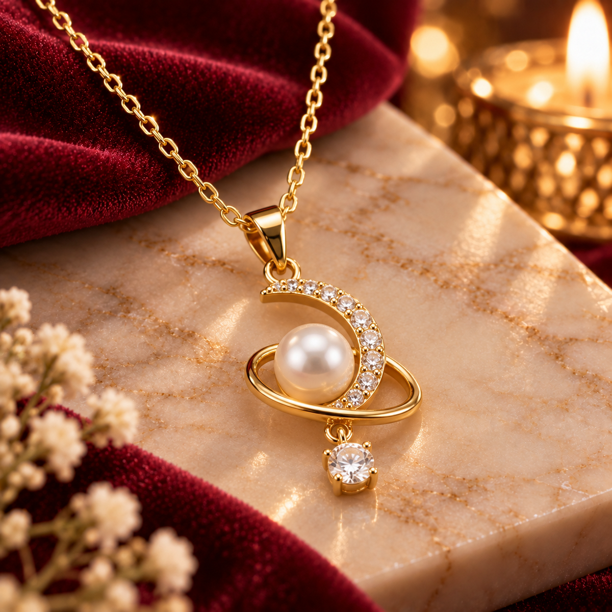 Pearl Orbit Necklace