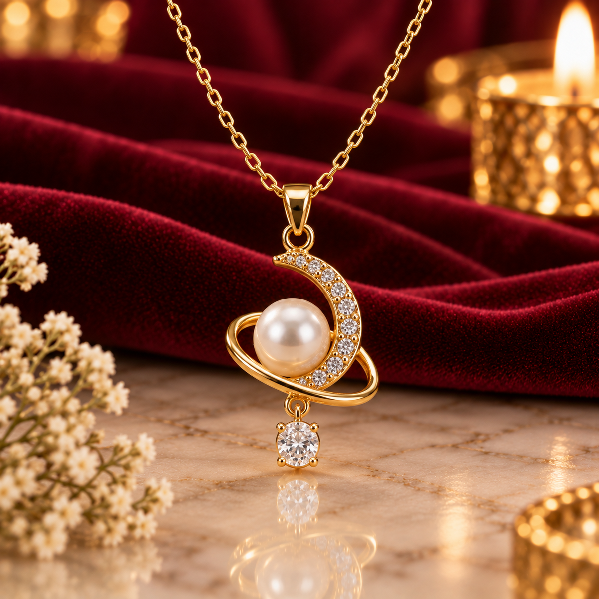 Pearl Orbit Necklace