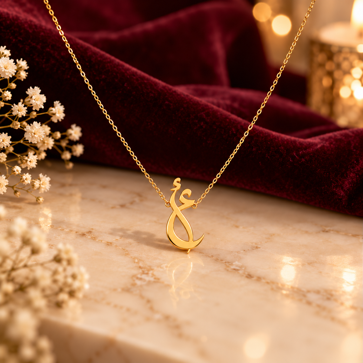 Arabic Pendant Necklace