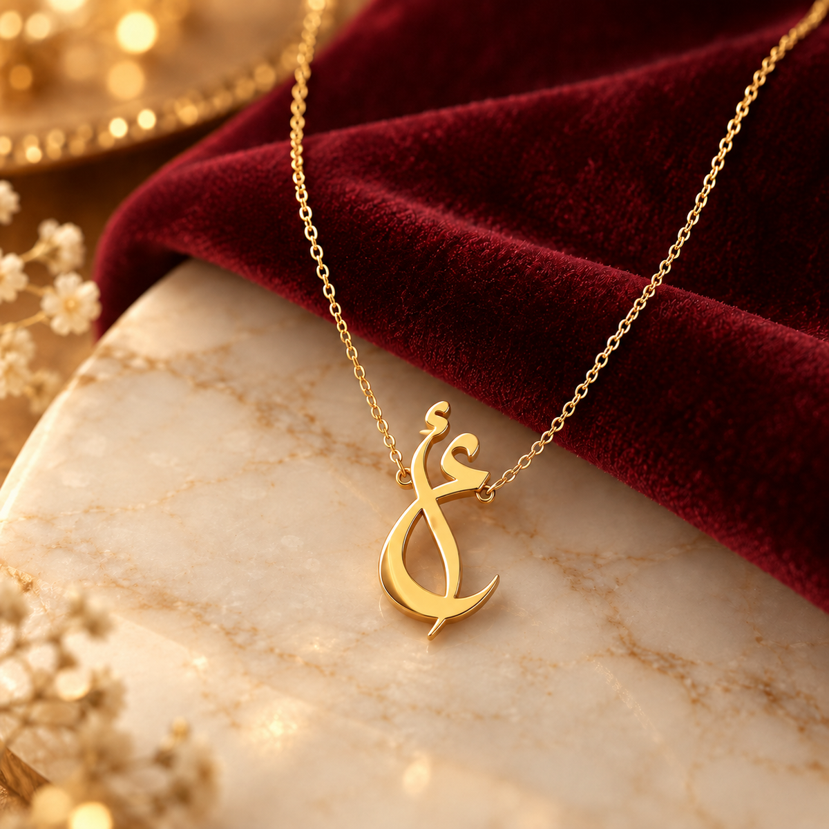 Arabic Pendant Necklace